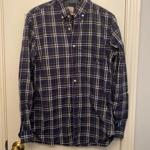 JCrew Men’s Plaid Cotton Buttondown